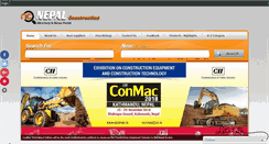 Desktop Screenshot of nepalconstructions.com